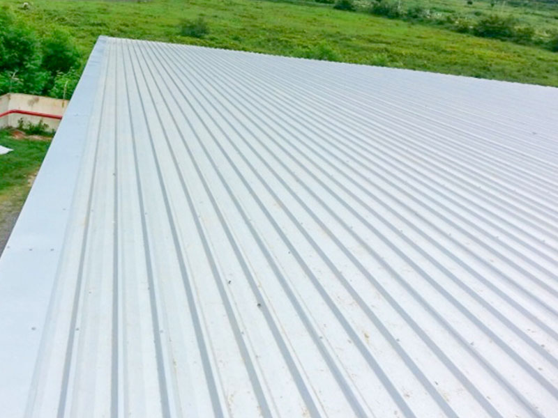 New roofing – Metal sheet 